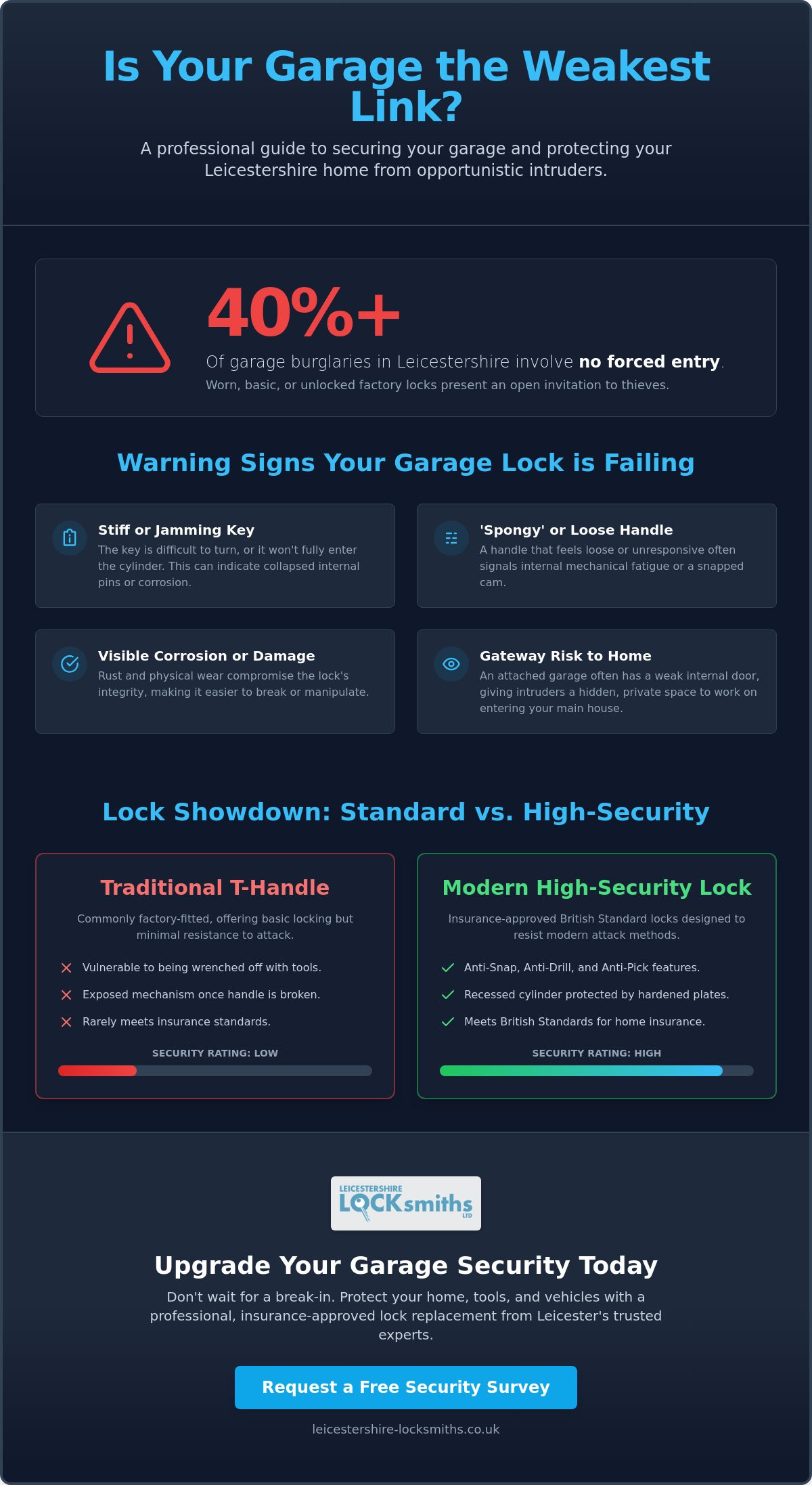 Garage Door Lock Replacement Leicester: A Guide to Total Garage Security