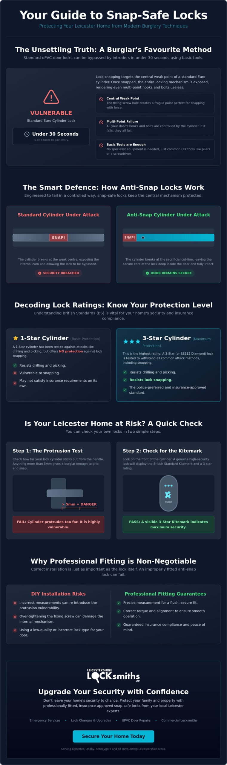Snap Safe Locks Leicester: Your Guide to Anti-Snap Security Upgrades