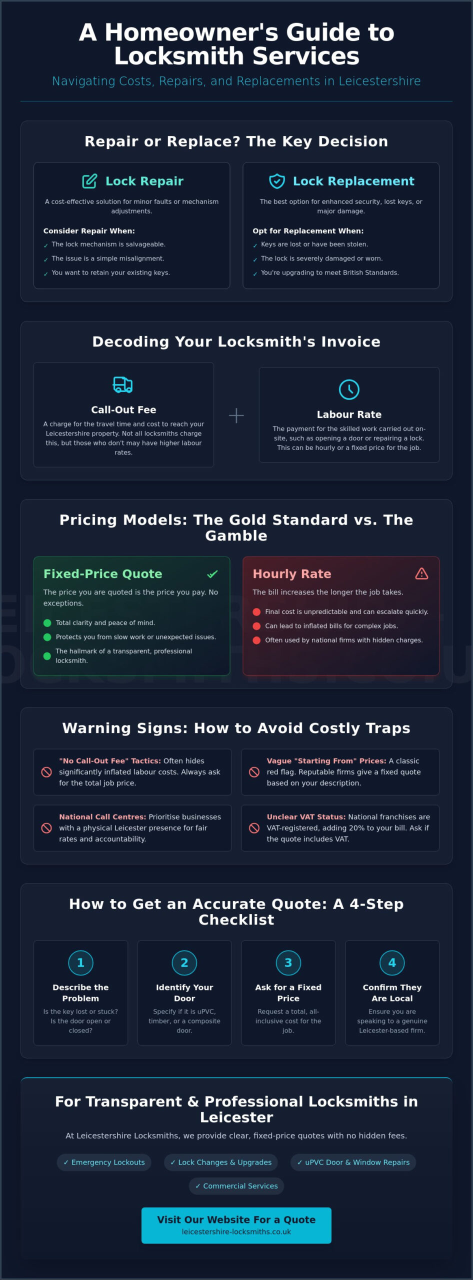 Emergency Locksmith Call Out Price Leicester: 2026 Cost Guide