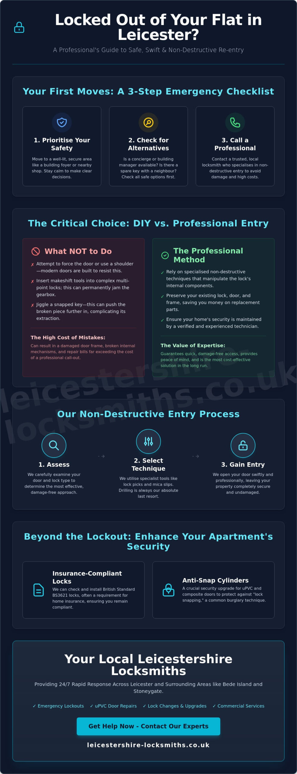 Emergency Apartment Lockout Service Leicester: 24/7 Rapid Access