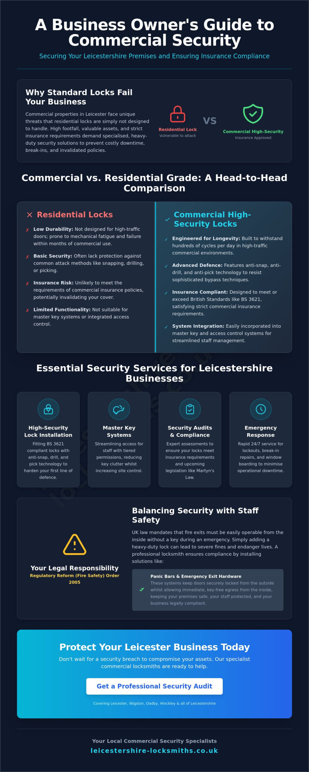 Commercial Locksmith Leicester: Professional Security Solutions for Your Business