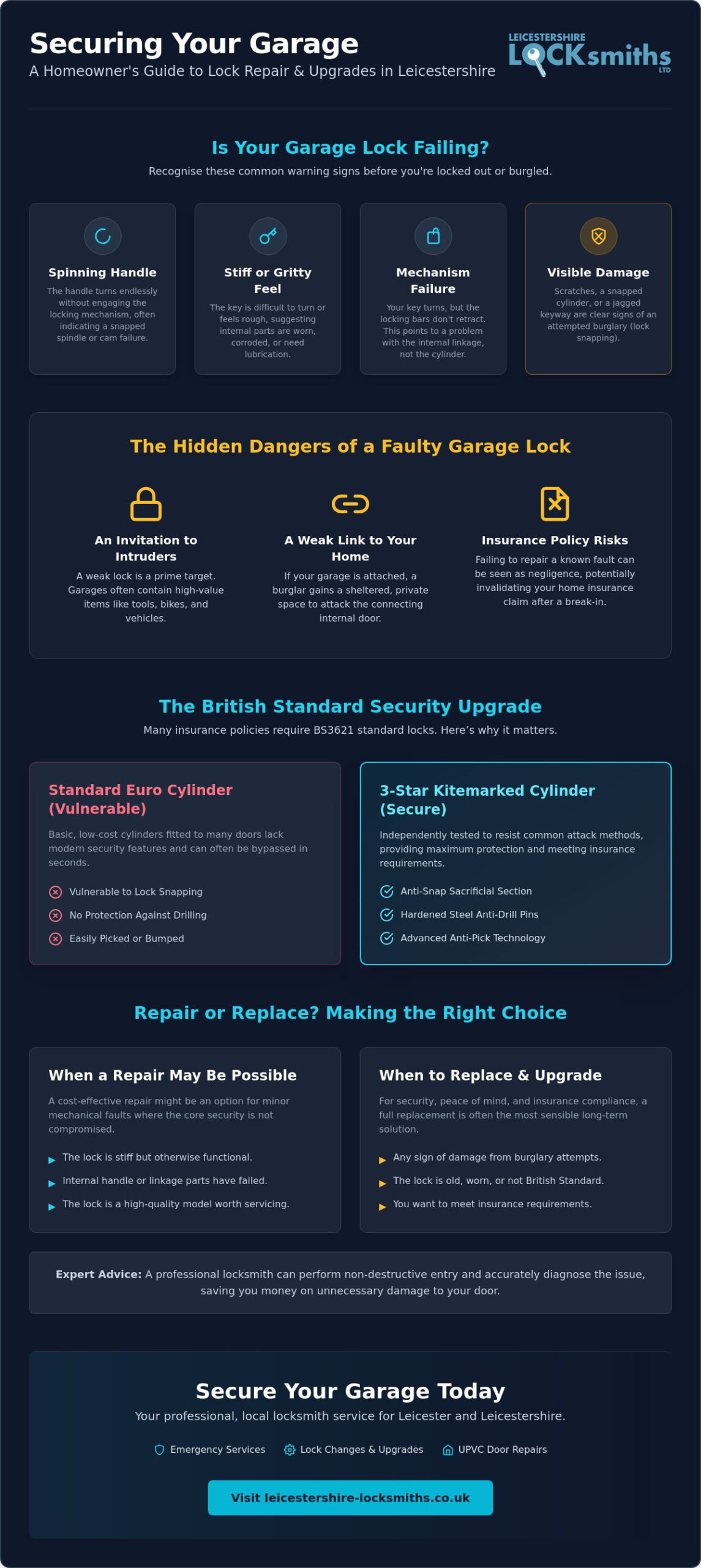 Broken Garage Door Lock Repair Leicester: The Complete Security Guide